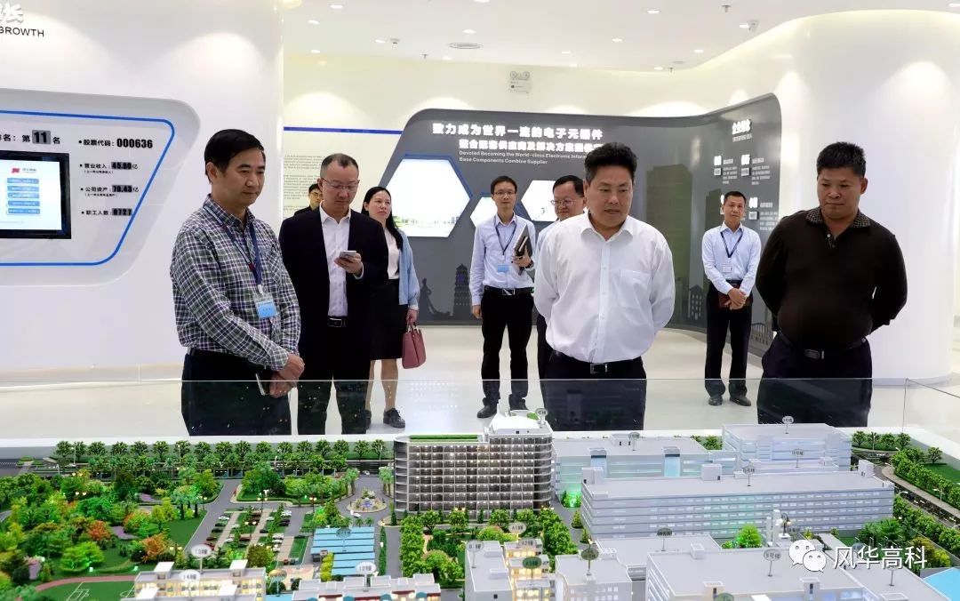 陳家添副市長調(diào)研風華高科